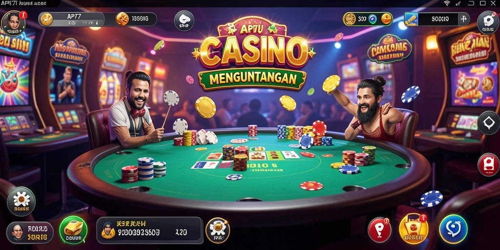 Screenshot gameplay API77 menampilkan keseruan permainan Kasino.