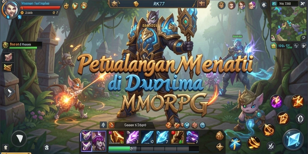 Gameplay seru dengan aksi petualangan di RK77.